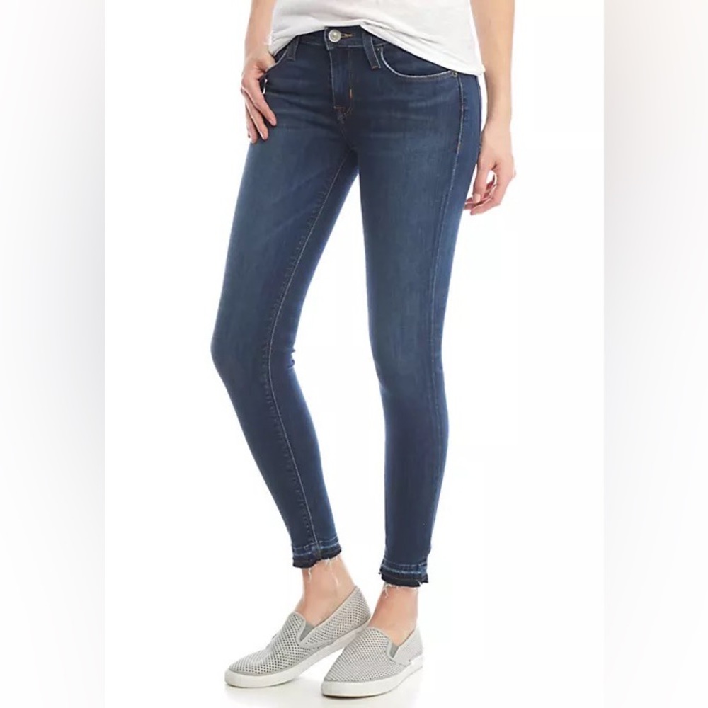 Hudson Krista Crop Super Skinny Jean W/RL Hem Size 29